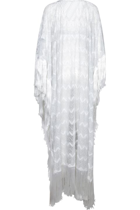 Missoni Dresses for Women Missoni White Lamã© Kaftan Dress