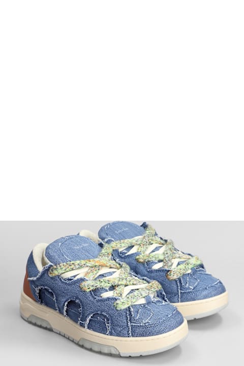 Paura Sneakers for Women Paura Santha 1 Sneakers In Blue Denim