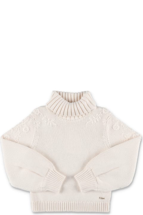Sweaters & Sweatshirts for Girls Chloé High-neck Pullover Sweater