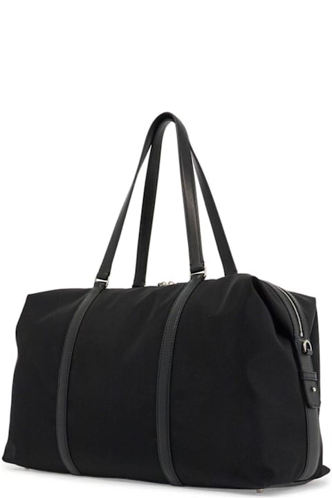 أدوات منزلية Bally Logo Patch Striped Travel Bag