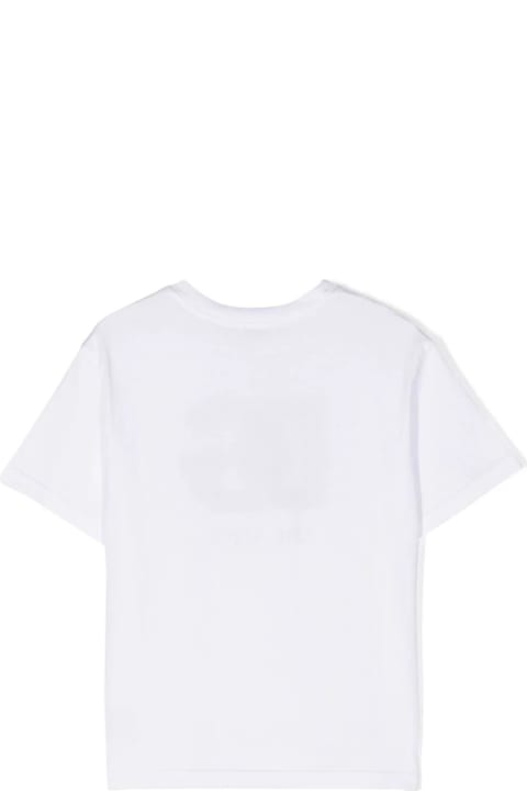 Fashion for Boys Dolce & Gabbana White T-shirt With Dg Logo Print