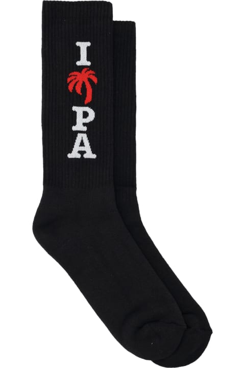 Underwear for Men Palm Angels I Love Pa Socks