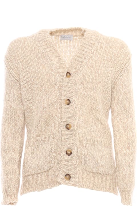 Homeware Settefili Cashmere Macro Tweed Cardigan Over Fit