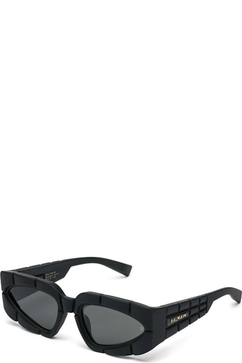 ウィメンズ Balmainのアイウェア Balmain B-spirit - Rubberized Black / 18k Gold Sunglasses