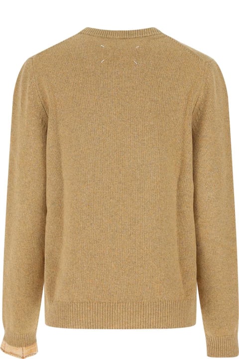 Sale for Women Maison Margiela Melange Mustard Wool Blend Sweater