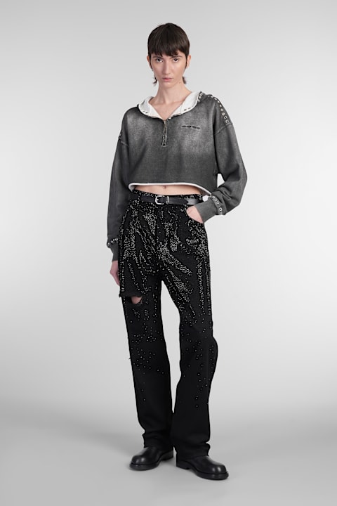 Golden Goose Fleeces & Tracksuits for Women Golden Goose Sweatshirt In Grey Cotton