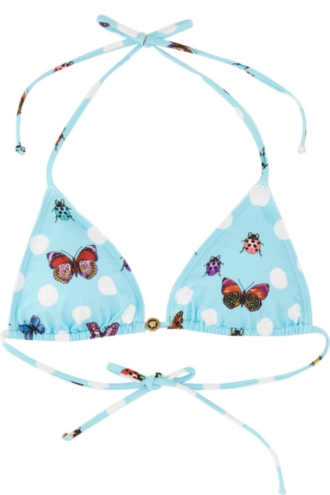 ウィメンズ Versaceの水着 Versace Bikini Top With Butterflies