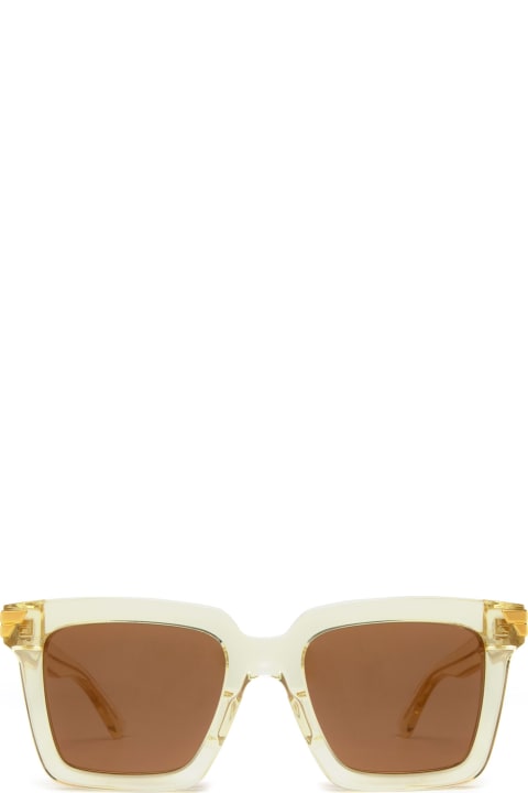 Accessories for Women Bottega Veneta Eyewear Bv1005s Beige Sunglasses
