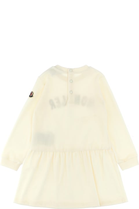 Moncler Dresses for Baby Girls Moncler Logo Embroidery Dress