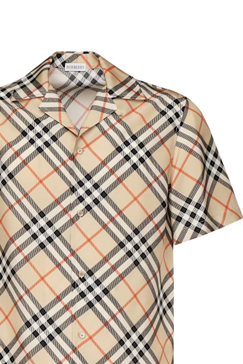 Homeware Burberry Silk Check Shirt