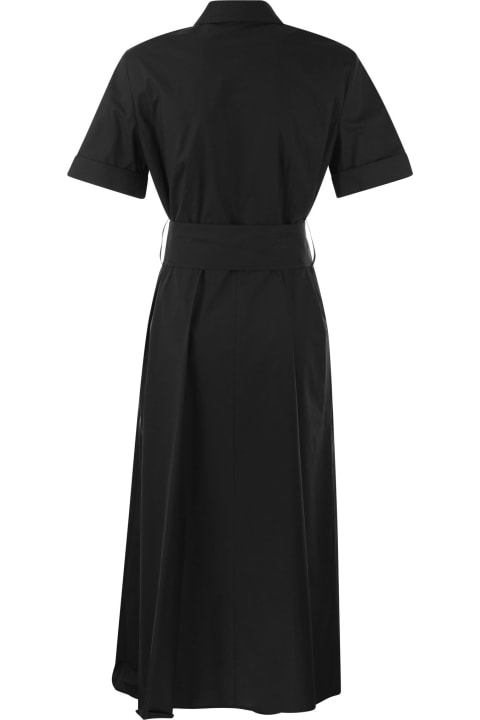 Woolrich for Women Woolrich Black Cotton Shirt Dress