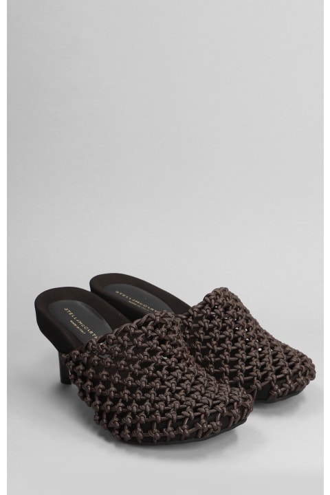 Shoes for Women Stella McCartney Slipper-mule In Brown Polyester