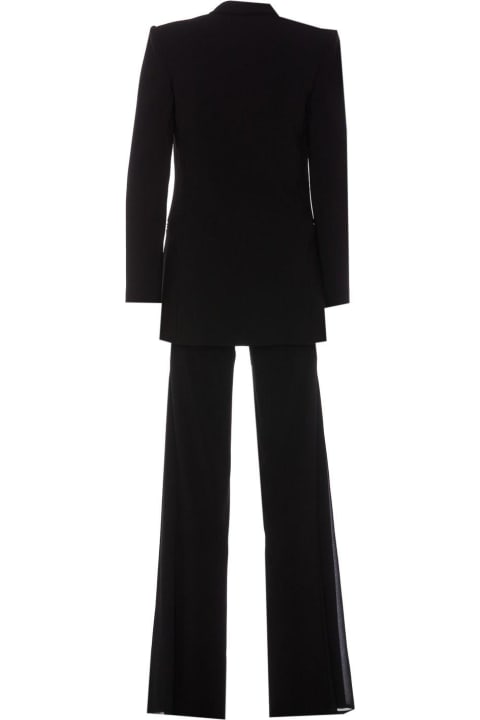 Elisabetta Franchi Pants & Shorts for Women Elisabetta Franchi Logo Plaque Peak Lapels Suit