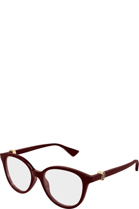 Cartier Eyewear Kids Cartier Eyewear Cartier Ct0643o C De Cartier 003 Burgundy Glasses