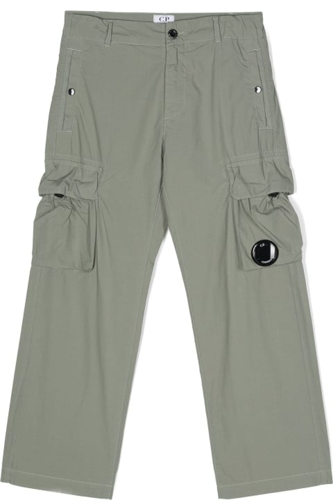 C.P. Company Bottoms for Girls C.P. Company C.p. Company Trousers Green