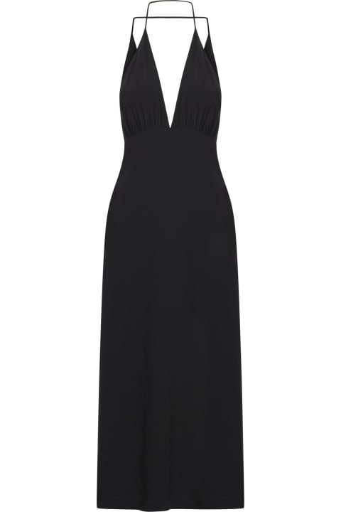 Fashion for Women Totême Double-halter Silk Dress