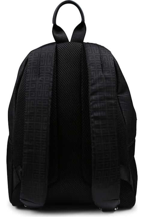 Givenchy for Kids Givenchy Black Backpack For Kids With 4g Motif