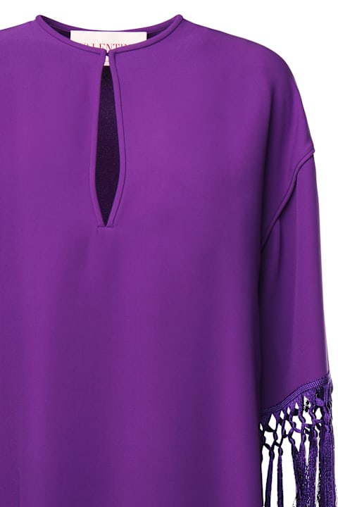 Homeware Valentino Garavani Purple Cady Dress