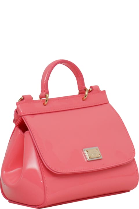 Dolce & Gabbana Sale for Kids Dolce & Gabbana Pink D&g Leather Bag