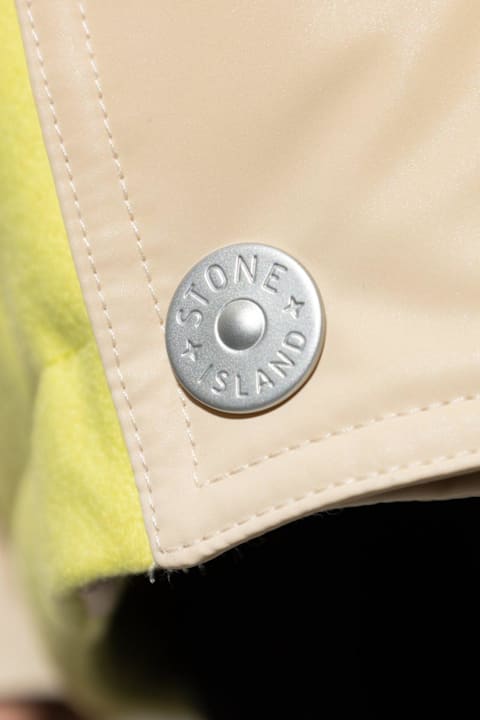 Stone Island معاطف وجواكت لـ القسم الرجالي Stone Island Logo-printed Down Jacket