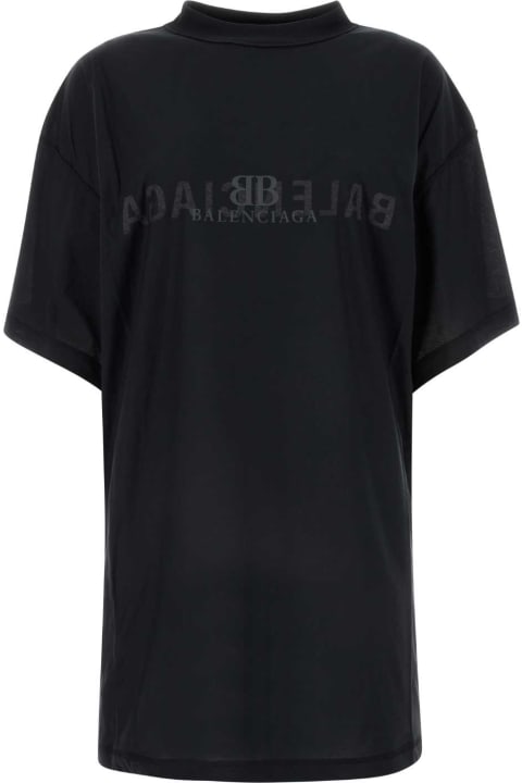 Sale for Women Balenciaga Black Cotton Oversize T-shirt