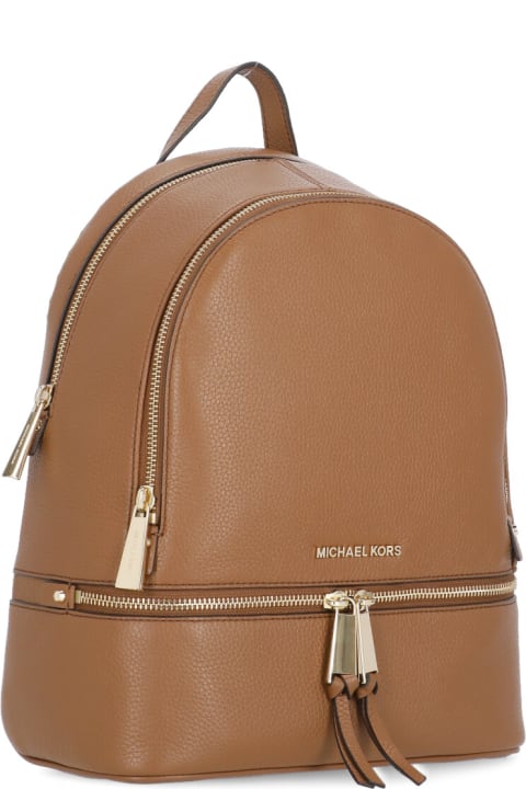 Backpacks for Women MICHAEL Michael Kors Rhea Medium Leather Backpack