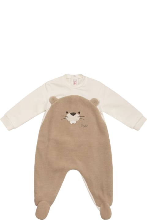 Il Gufo Jumpsuits for Boys Il Gufo Sweatsuit With Beaver Detail