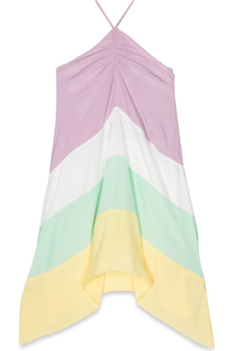 Homeware N.21 Strapless Striped Maxi Dress