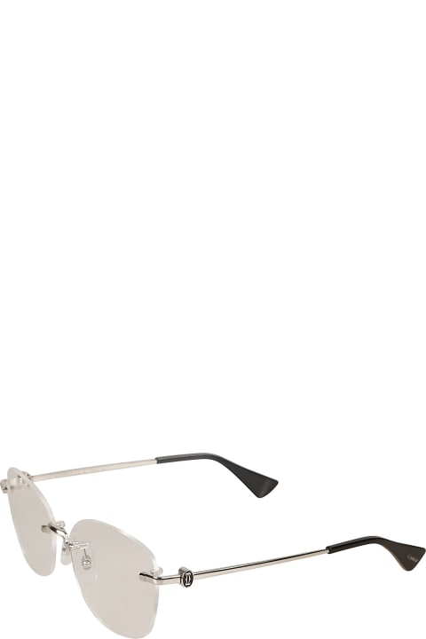 Cartier Eyewear Accessories for Men Cartier Eyewear Wayfarer Frame Glasses