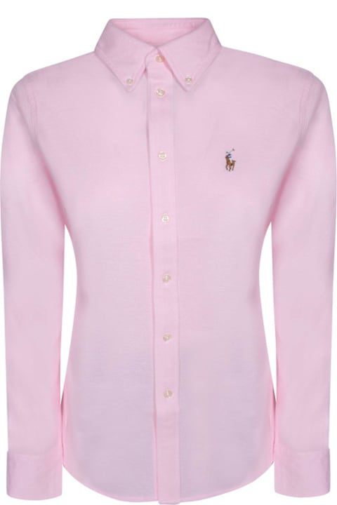 أدوات منزلية Polo Ralph Lauren Logo Embroidered Buttoned Shirt