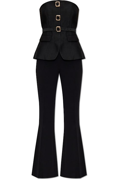 أدوات منزلية self-portrait Self-portrait Off-the-shoulder Jumpsuit