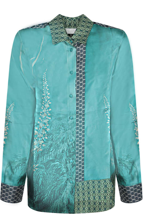 Pierre-Louis Mascia for Women Pierre-Louis Mascia Aqua Green Shirt
