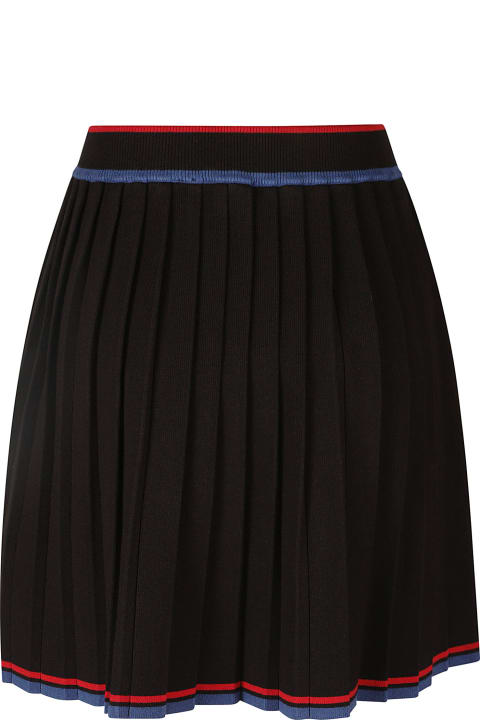 GCDS Women GCDS Pleated Knit Skirt