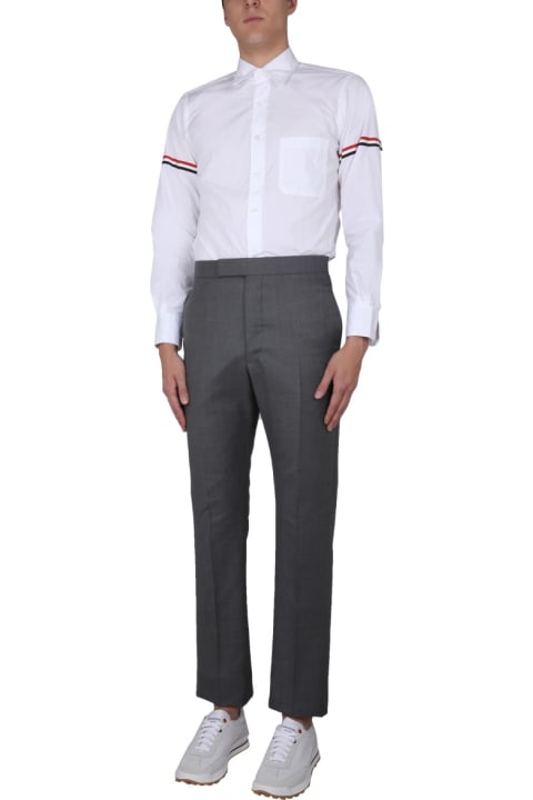 Thom Browne for Men Thom Browne Classic Pants With Martingale