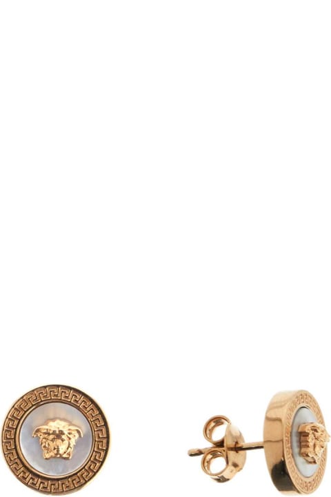 Versace for Women Versace Ic Button Earrings By Orecch