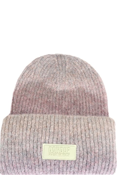 Fashion for Women Dondup Beanie Hat With Applied Logo