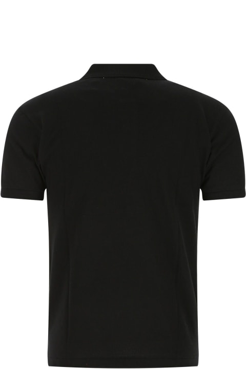 Comme des Garçons Play Shirts for Men Comme des Garçons Play Black Piquet Polo Shirt