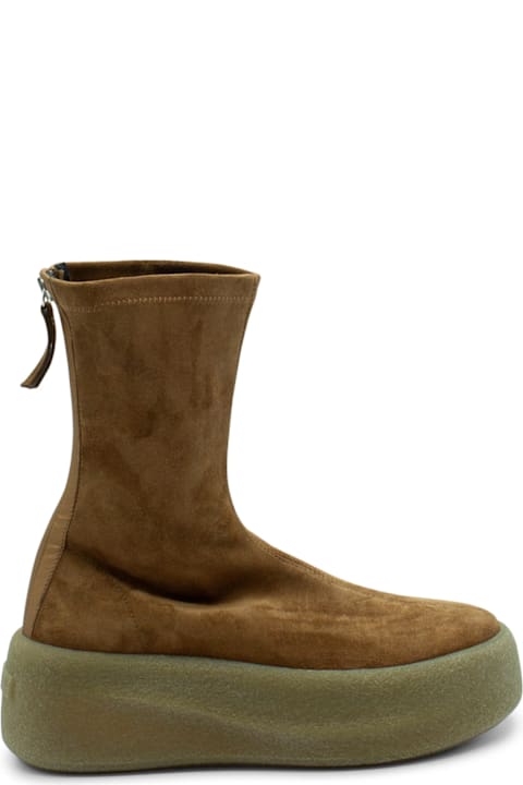 Boots for Women Vic Matié Stretch Suede Ankle Boot