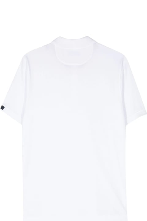 Fay Men Fay Short-sleeved Polo Shirt In Cotton Jersey