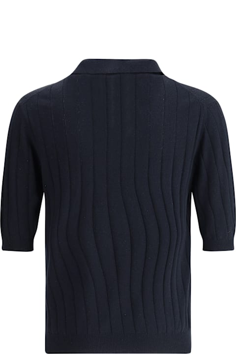 Cruciani Clothing for Men Cruciani Silk Polo Shirt