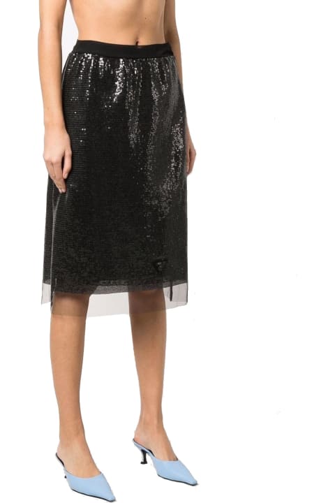 Prada Clothing for Women Prada Micropaillette Skirt