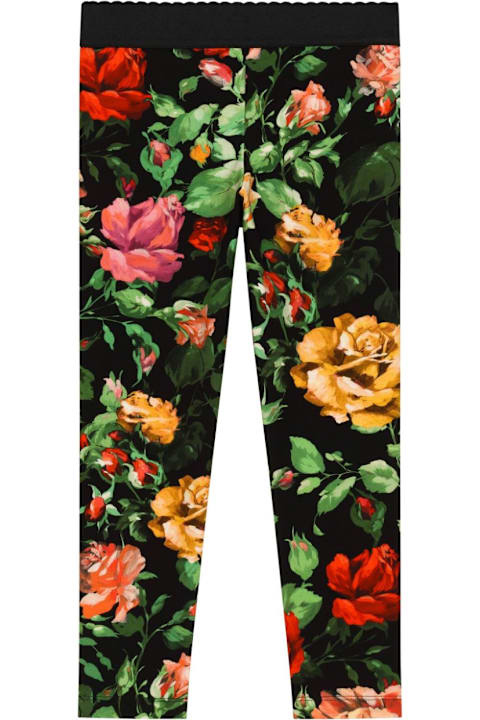 Bottoms for Girls Dolce & Gabbana Leggings Con Stampa