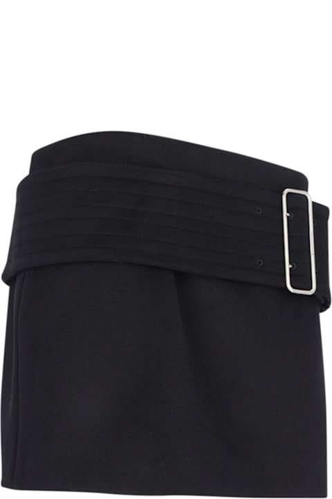 Ferragamo لـ Women Ferragamo Wool Mini Skirt