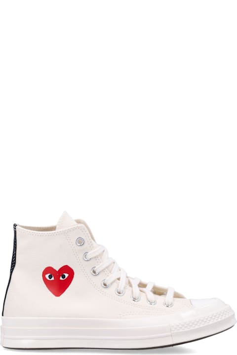 Comme des Garçons Play X Converse High-top Sneakers With Heart