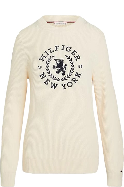 Tommy Hilfiger Sweaters for Women Tommy Hilfiger Regular Fit Pullover With Th Emblem
