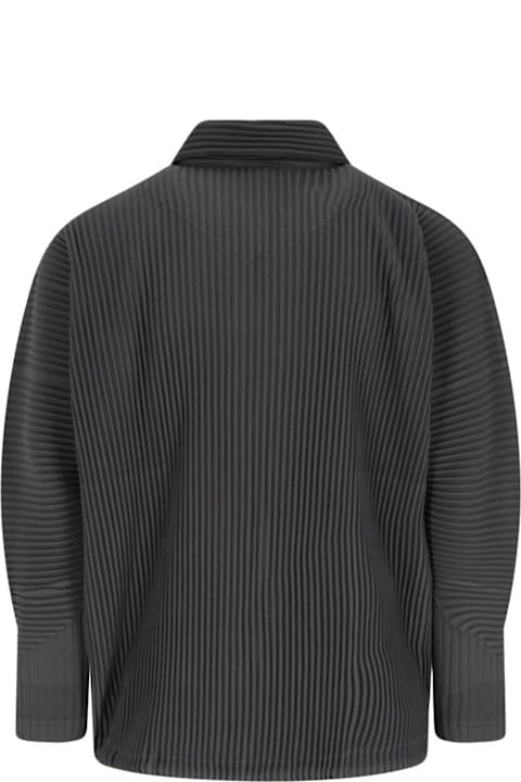 Homme Plissé Issey Miyake for Men Homme Plissé Issey Miyake Pleated Button-up Shirt