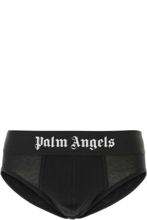 Palm Angels Underwear for Men Palm Angels Logo Waistband Briefs