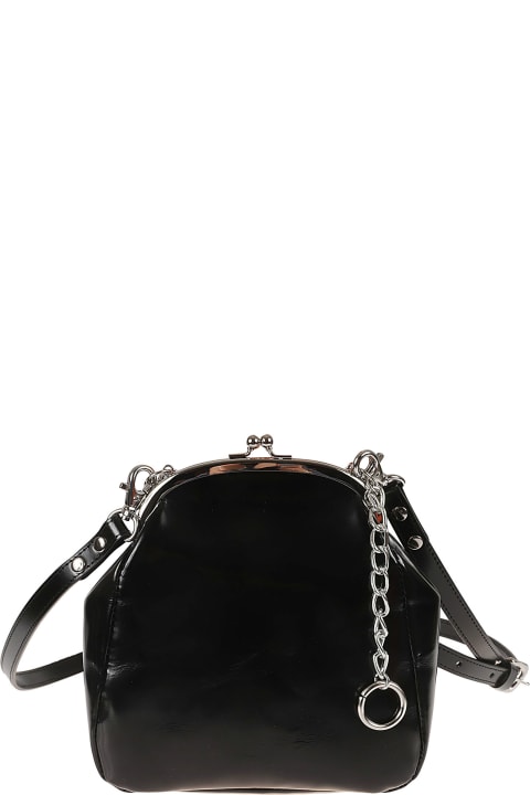 バッグ zumi Junya Watanabe Pearl Applique Chain Link Shoulder Bag