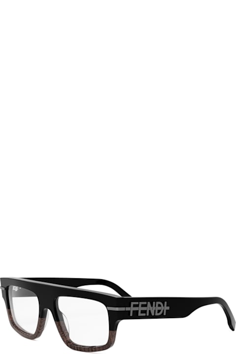 Fendi Eyewear Eyewear for Men Fendi Eyewear Fe50062i Fendi Fendigraphy 005 Nero/marrone Glasses