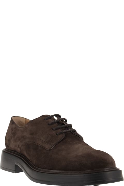 Tod's Men Tod's Suede Lace Up Shoes